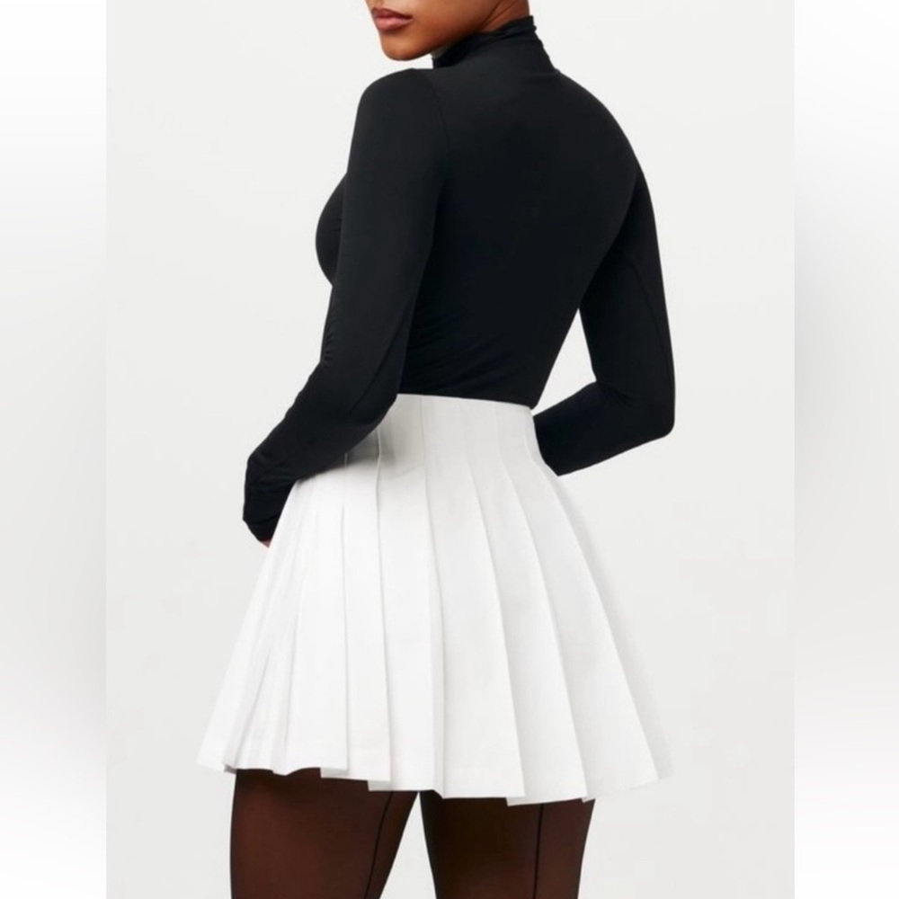 New Naked Wardrobe Shirting Pleated Miniskirt with tag